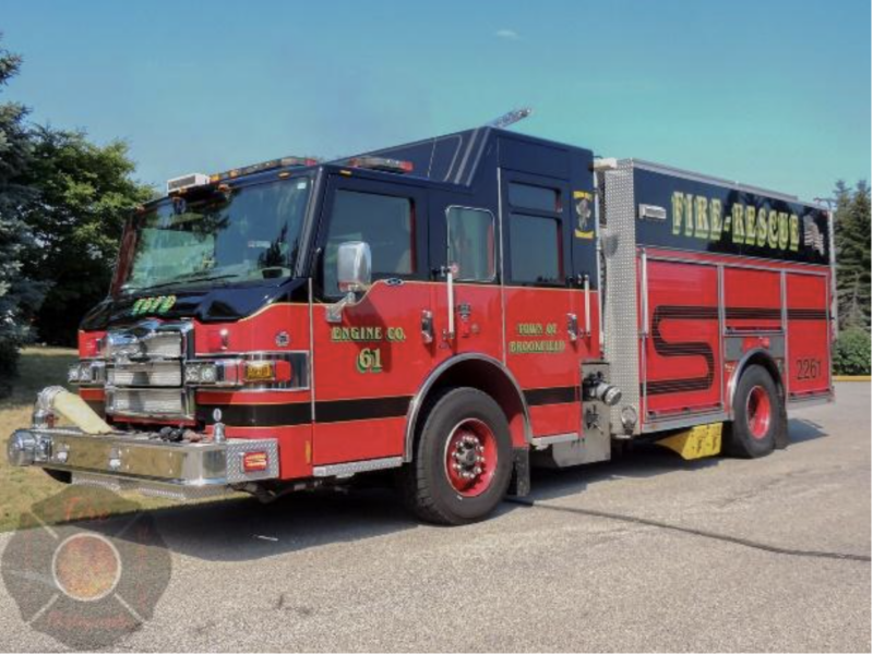 Town of Brookfield Fire Truck Engine Co. 61